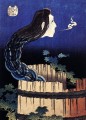 un fantôme de femme est apparu d’un puits Katsushika Hokusai ukiyoe
